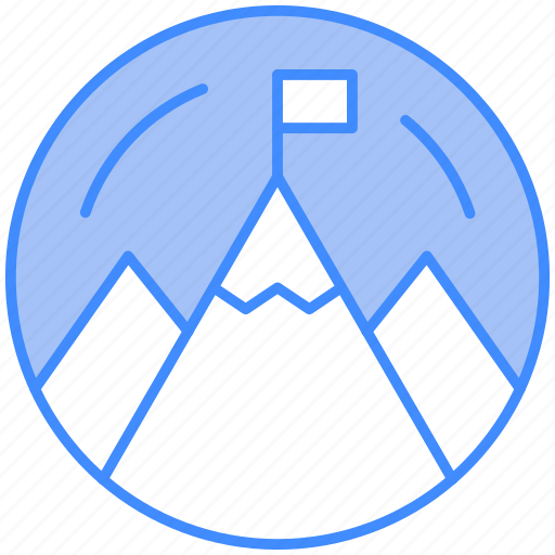 Destination, final, flag, goal, high, mountain icon - Download on Iconfinder