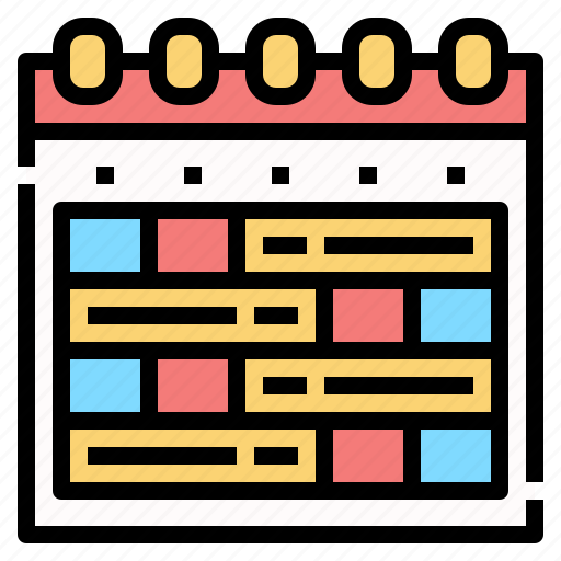 Calendar, plan, planning, schedule, organization, date icon - Download on Iconfinder