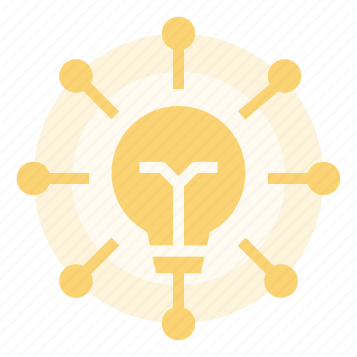 Ideas, networking, brainstorming, creativity icon - Download on Iconfinder