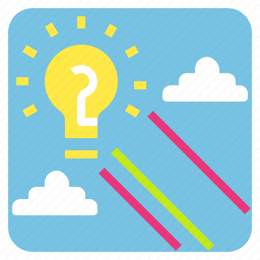 Idea, inovation, lightbulb, sky, startup icon - Download on Iconfinder