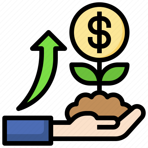 Growth, money, investment, plant, currency icon - Download on Iconfinder