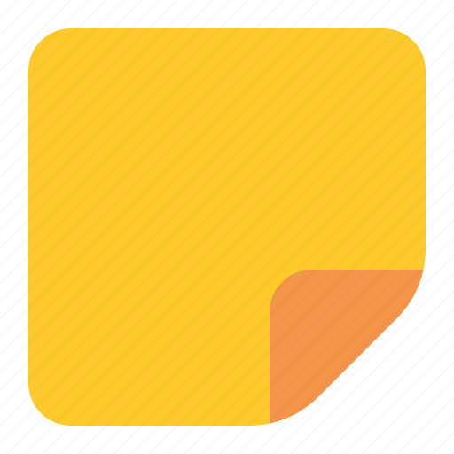 Notes, sticky, note, paper, post it, sticky note icon - Download on Iconfinder