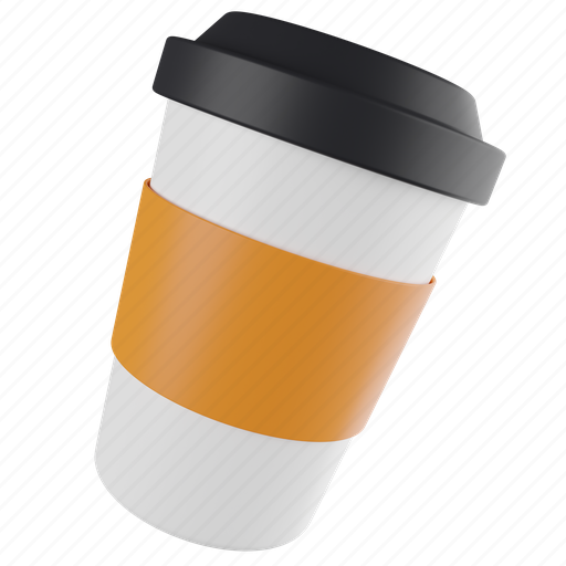 Coffee, cup, glass, drink, beverage 3D illustration - Download on Iconfinder