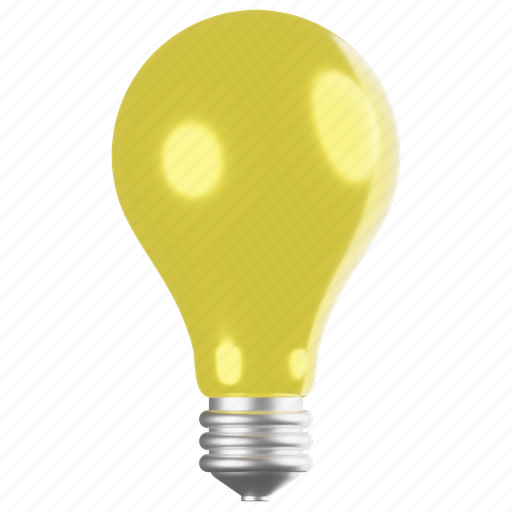 Idea, lightbulb, innovation, creativity, lamp, creative, business 3D illustration - Download on Iconfinder