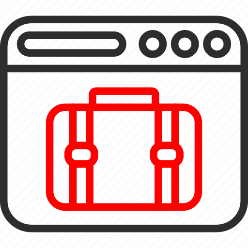Website portfolio, portfolio, artwork, design site, webpage window icon - Download on Iconfinder