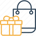 gift box, online shopping gift, online market, online store, online