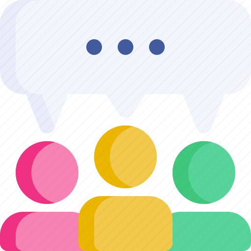 Discussion, meeting, conference, conversation, team, group icon - Download on Iconfinder