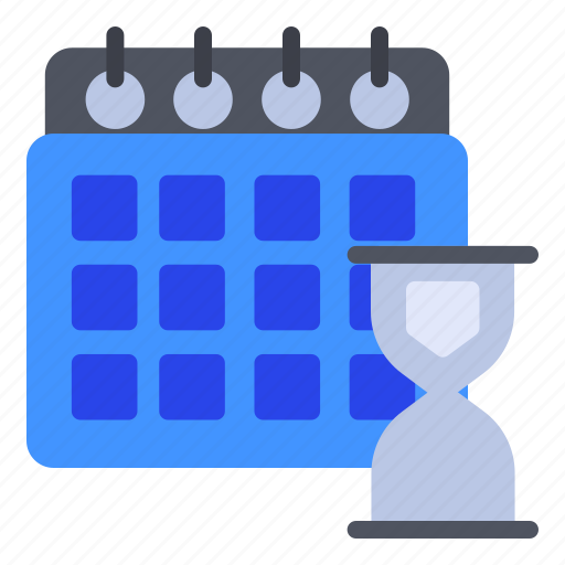 Deadline, calendar, time, hourglass, business icon - Download on Iconfinder