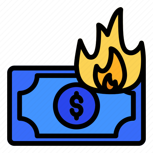 1, burning, money, startup, business, advertising icon - Download on Iconfinder