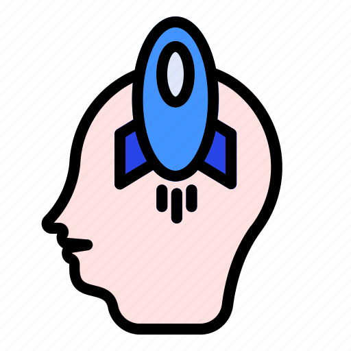 1, thinking, head, startup, business, launch icon - Download on Iconfinder