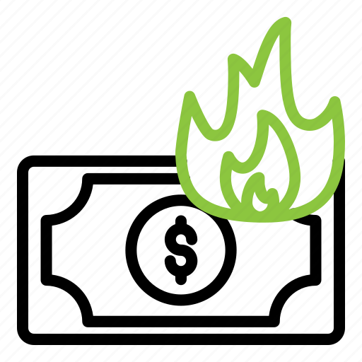 1, burning, money, startup, business, advertising icon - Download on Iconfinder