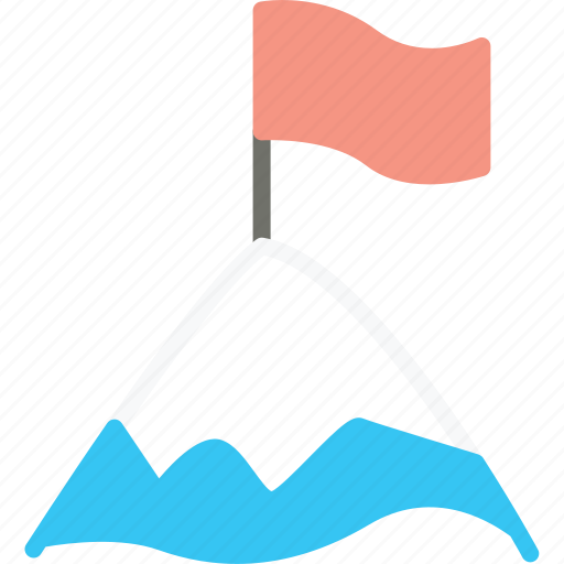 Business, flag, mountaine, peak, start up, startup icon - Download on Iconfinder