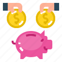 bank, coin, funding, investment, money, piggy