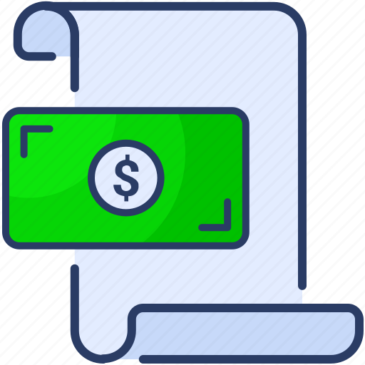Bill, check, dollar, money, note, paper icon - Download on Iconfinder