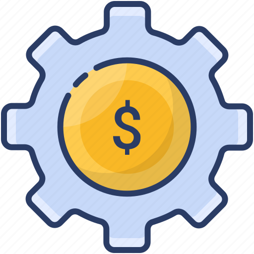 Budget, finance, gear, money, online, work icon - Download on Iconfinder
