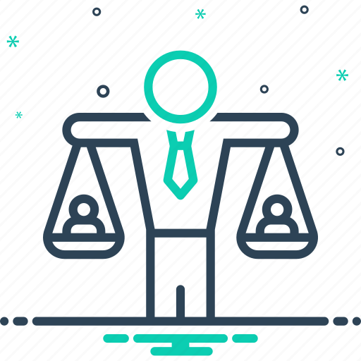 Equality, equilibrium, equivalence, human balanced scale, imbalance, judgment, responsibility icon - Download on Iconfinder