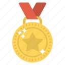 award, emblem, gold medal, medal, winner