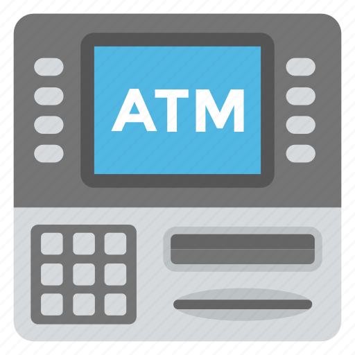 Atm, atm machine, banking, cash line, cash machine icon - Download on Iconfinder