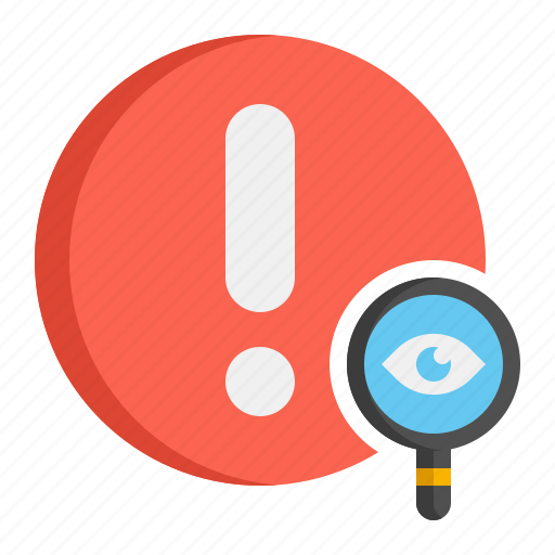 Problem, alert, warning, error, notification icon - Download on Iconfinder