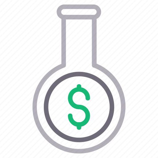 Business, dollar, flask, lab, money icon - Download on Iconfinder