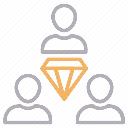 Avatars, diamond, employees, group, team icon - Download on Iconfinder