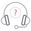 headset, help, question, services, support 