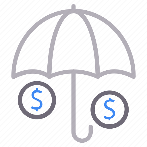 Dollar, money, protection, secure, umbrella icon - Download on Iconfinder