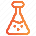 formula, chemical, erlenmeyer, flask, education, research