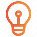 idea, bulb, creative, light, lamp