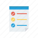 checklist, document, page, survey, tasklist