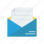 email, letter, mail, message, open 