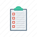 clipboard, document, page, survey, tasklist