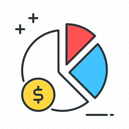 Sell, share, investment, pie chart icon - Download on Iconfinder