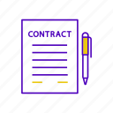 agreement, business, contract, deal, document, paper, sign