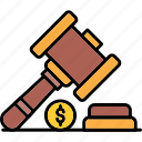 auction, crime, gavel, judge, justice, law, court, legal, money