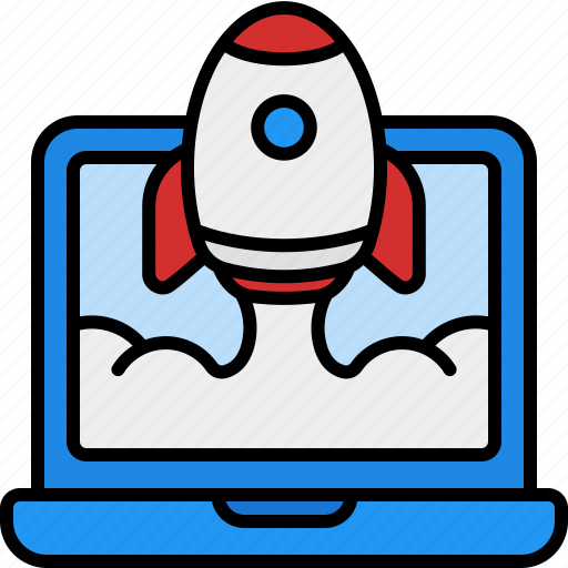 Startup, start, up, laptop, computer, notebook icon - Download on Iconfinder