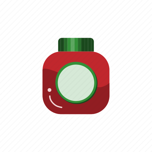Blood, bottle, glass, ink, ketchup, red, stationery icon - Download on Iconfinder