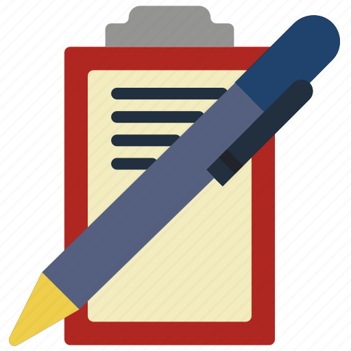 Clipboard, drawing, pen, stationary, writing icon - Download on Iconfinder