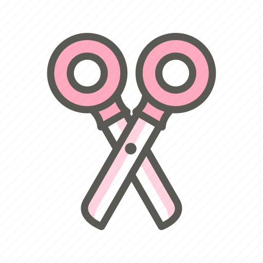 Cut, hair, office, paper, scissors, stationery, tool icon - Download on Iconfinder