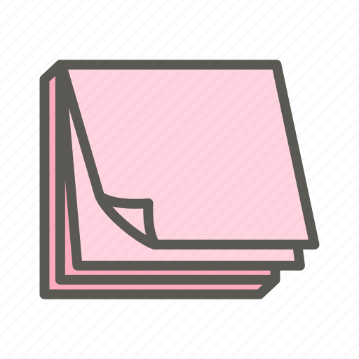 pink post it png