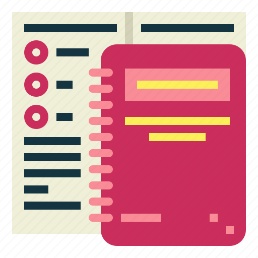 Notebook, notepad, book, paper, stationery icon - Download on Iconfinder