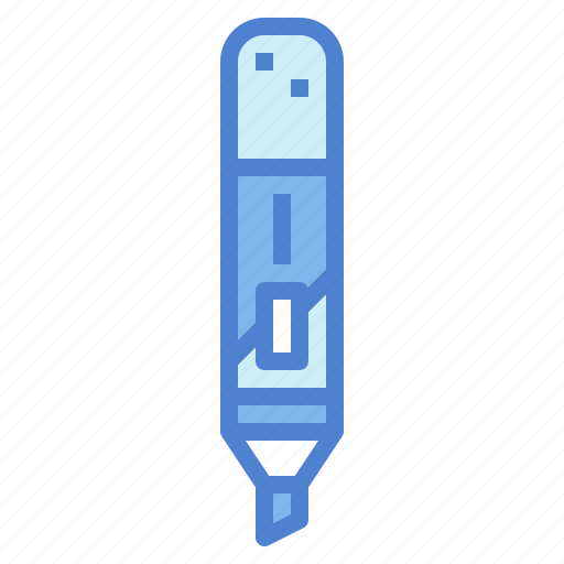 Marker, pen, stationery, highlighter icon - Download on Iconfinder