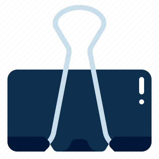 Paperclip, clip, binder, school, material, office, education icon - Download on Iconfinder