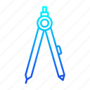compass, circle, arrow, direction, navigation, geometry, tool, location, marker
