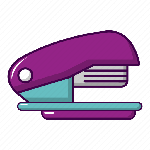 Business, cartoon, office, purple, school, silhouette, stapler icon -  Download on Iconfinder