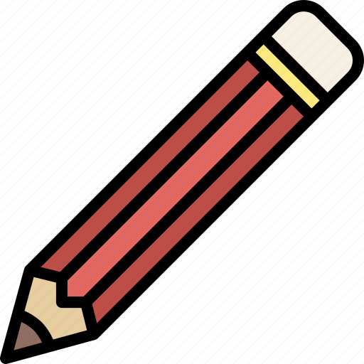 Education, office supplies, pencil, school, stationery, writing icon - Download on Iconfinder