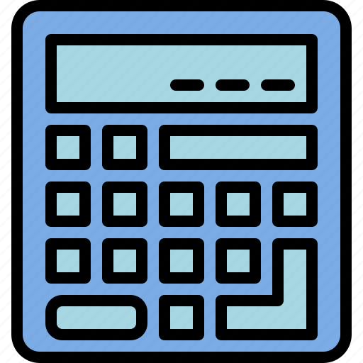 Accounting, calculator, finance, math, office supplies, school, stationery icon - Download on Iconfinder