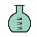 flask, laboratory, round, science, solution, test, water