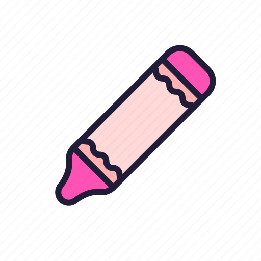 Stationery, office, school, education, crayon, student icon - Download on Iconfinder