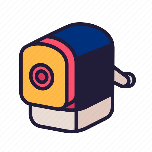 Stationery, office, school, education, pencil, sharpener, machines icon - Download on Iconfinder